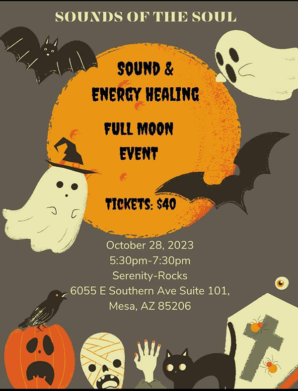 Oct 28th Sound And Energy Healing